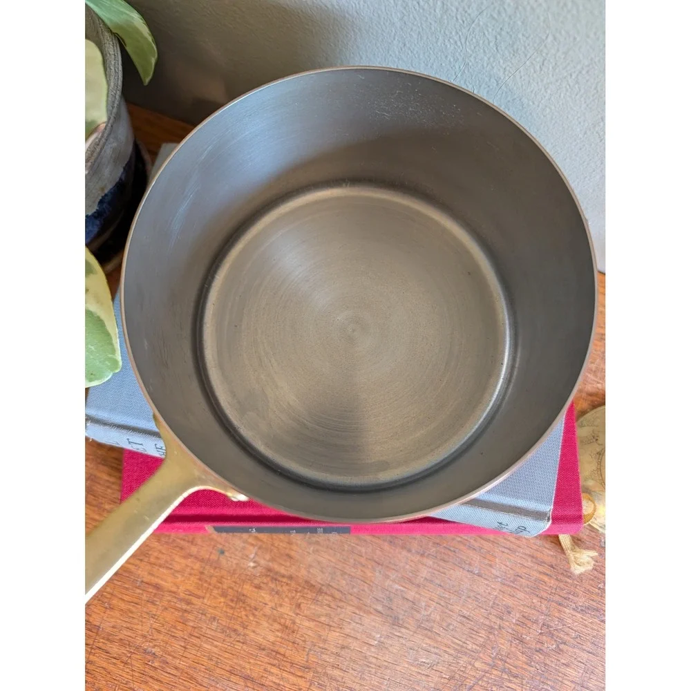 Paul Revere 1776-1976 Bicentennial Copper Saucepan Brass Handle 5.5 inch